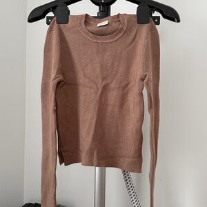 Abercrombie & Fitch Tan Knit Sweater